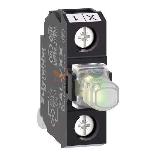 Schneider Electric harmony XAC kiegészítő, LED modul, hátlapra szerelhető, 24 VAC/DC fehér, XAC tokozatokhoz