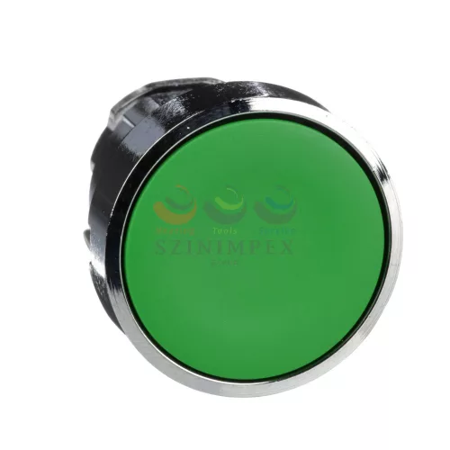 Schneider Electric harmony fém nyomógomb fej, Ø22, visszatérő, zöld