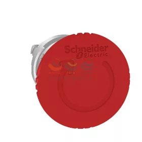   Schneider Electric harmony fém vészleállító nyomógomb fej, Ø22, Ø40 gombafejű, forgatásra kioldó, piros