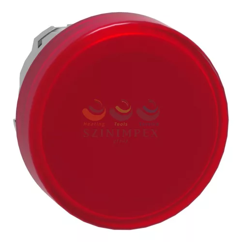 Schneider Electric harmony fém jelzőlámpa fej, Ø22, LED jelzőlámpához, piros