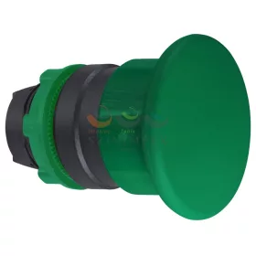   Schneider Electric harmony műanyag Ø40 gombafejű nyomógomb fej, Ø22, visszatérő, zöld