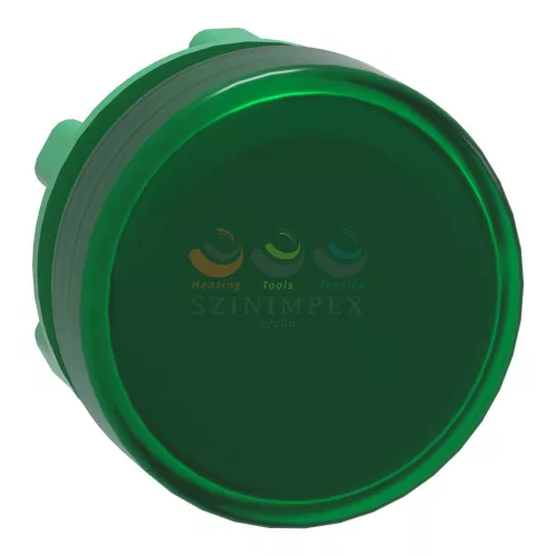 Schneider Electric harmony műanyag jelzőlámpa fej, Ø22, LED jelzőlámpához, zöld
