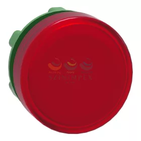   Schneider Electric harmony műanyag jelzőlámpa fej, Ø22, LED jelzőlámpához, piros