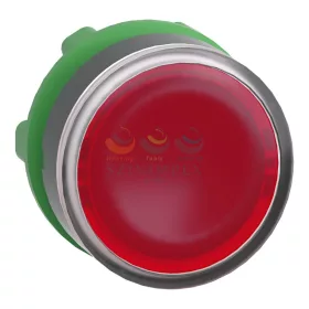   Schneider Electric harmony műanyag világító nyomógomb fej, Ø22, visszatérő, beépített LED-hez, piros