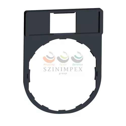 Schneider Electric harmony címketartó 30 × 40 mm, Ø22 készülékekhez, 8 × 27 mm felirati címke nélkül
