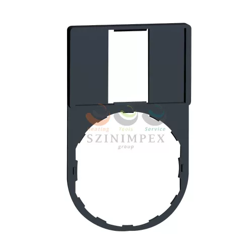 Schneider Electric harmony címketartó 30 × 50 mm, Ø22 készülékekhez, 18 × 27 mm felirati címke nélkül