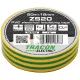 TRACON szigetelőszalag zöld/sárga 18 mm x 20 m PVC 90°C max. ZS20