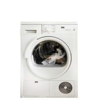 Washing machine heating elements with thermal protection