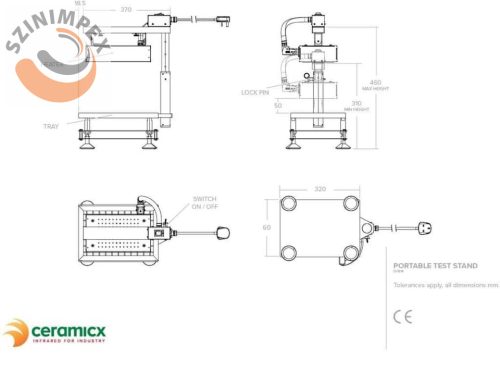 Mobil teszt állvány